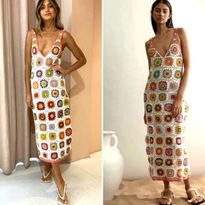 Alemais Crochet Midi Dress